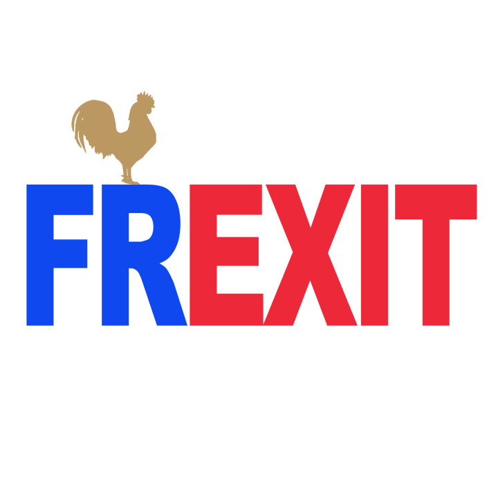 FREXIT UE - 10x6,5cm - Sticker/autocollant