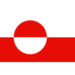 drapeau Groenland - 5x3.3cm - Sticker/autocollant