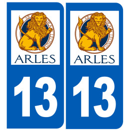 Immatriculation Arles 13 - Sticker/autocollant