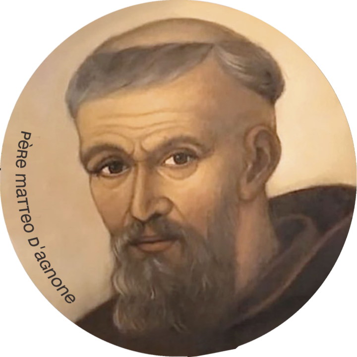 Père Matteo d'Agnone (5x5cm) - Sticker/autocollant