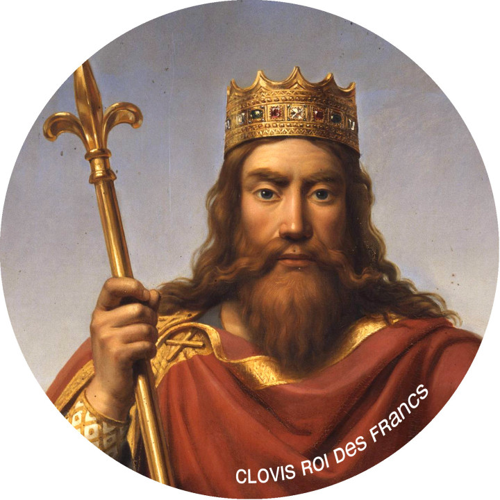 Clovis (10x10cm) - Sticker/autocollant
