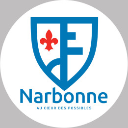Narbonne (15x15cm) - Sticker/autocollant