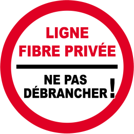 Piste cyclable - 20x20cm - Sticker/autocollant