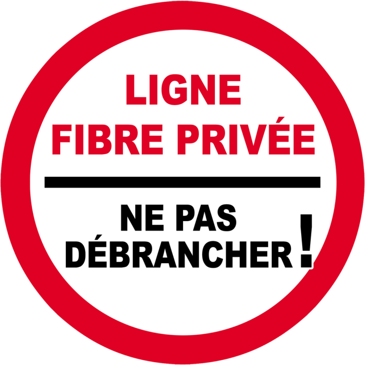 Piste cyclable - 15x15cm - Sticker/autocollant