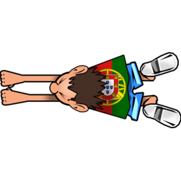 attrape voiture Portugais - 14x6cm - Sticker/autocollant