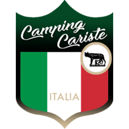 Campingcariste Italie - 20x15cm - Sticker/autocollant