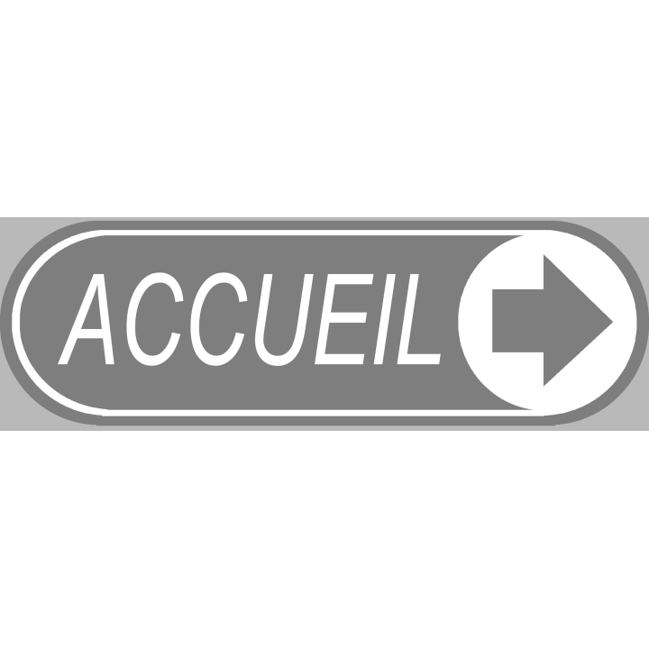 Accueil directionnel vers la droite (29x9cm) - Sticker/autocollant
