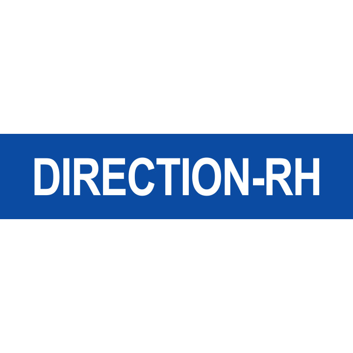 DIRECTION RH bleu - 29x7cm - Sticker/autocollant