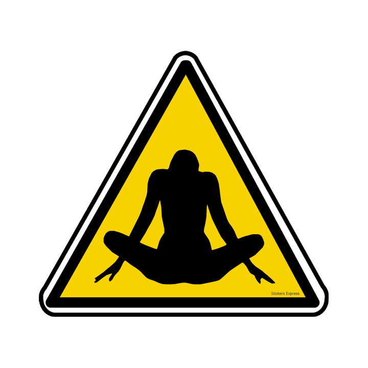 silhouette pin-up 2 (20x18.2cm) - Sticker/autocollant