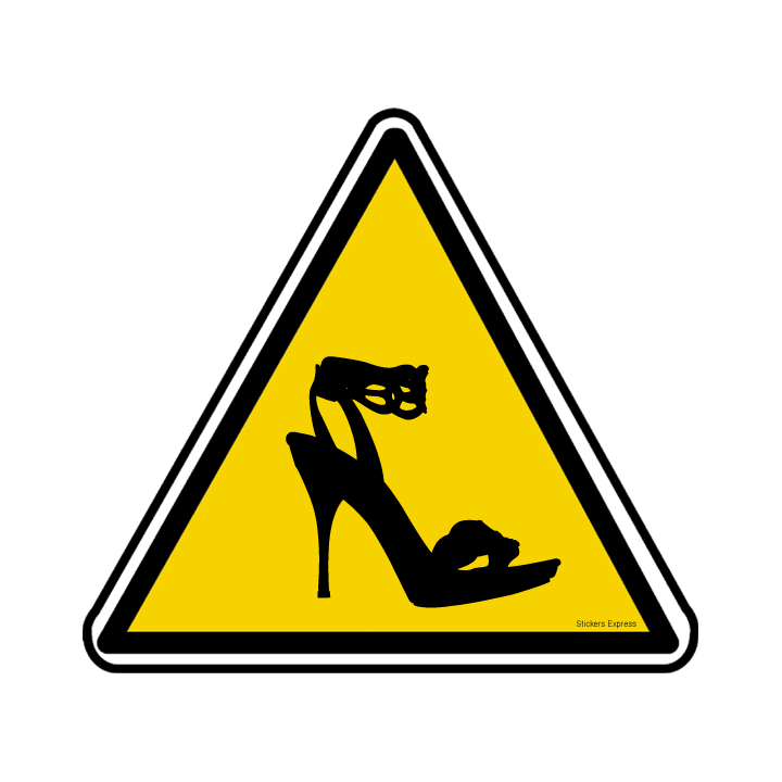 silhouette pin-up 18 (20x18.2cm) - Sticker/autocollant