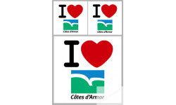 Côtes-d'Armor (8 autocollants variés) - Sticker/autocollant