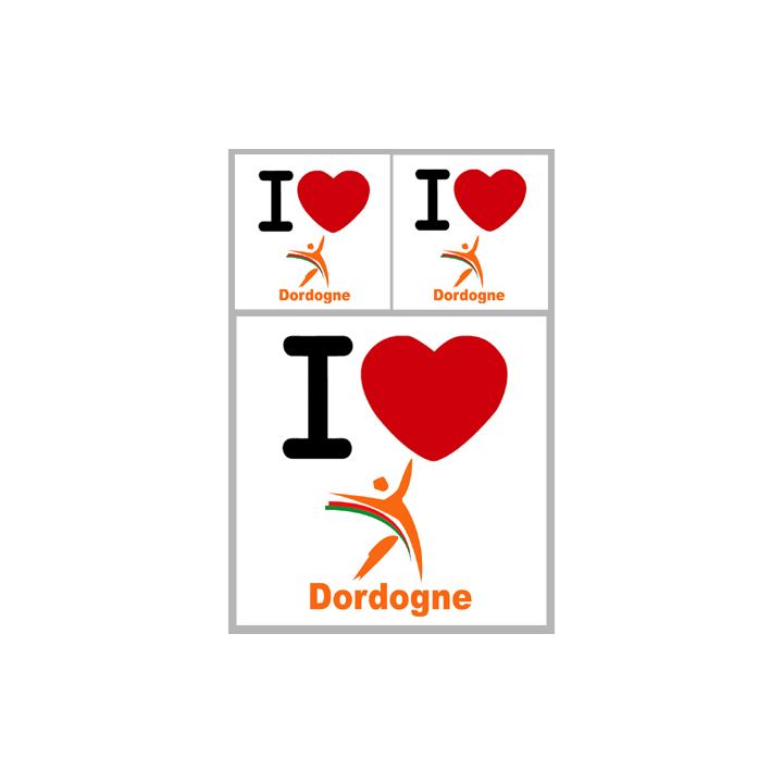 Doubs (8 autocollants variés) - Sticker/autocollant