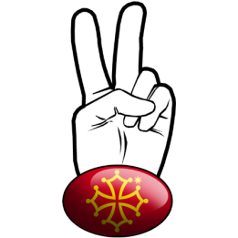 salut de motard Croix Occitane