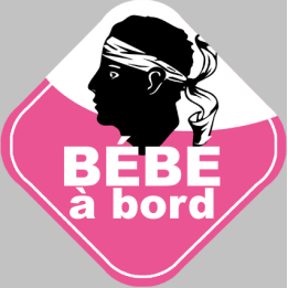 bébé à bord fille Corse