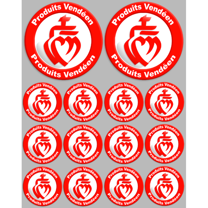 Stickers / autocollants série Produits vendéen