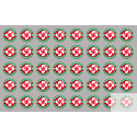 Produits Basques rouge - 44fois 2cm - Sticker/autocollant