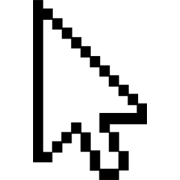 stickers /  autocollants curseur flèche