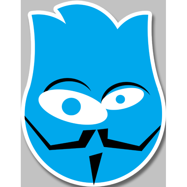 sticker autocollant anonymwils