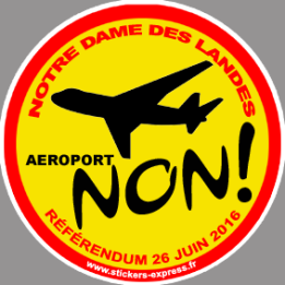 non au référendum pour l'aéroport de Notre Dame des Landes