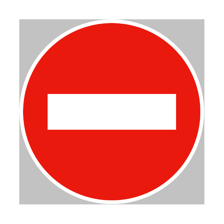 sens interdit