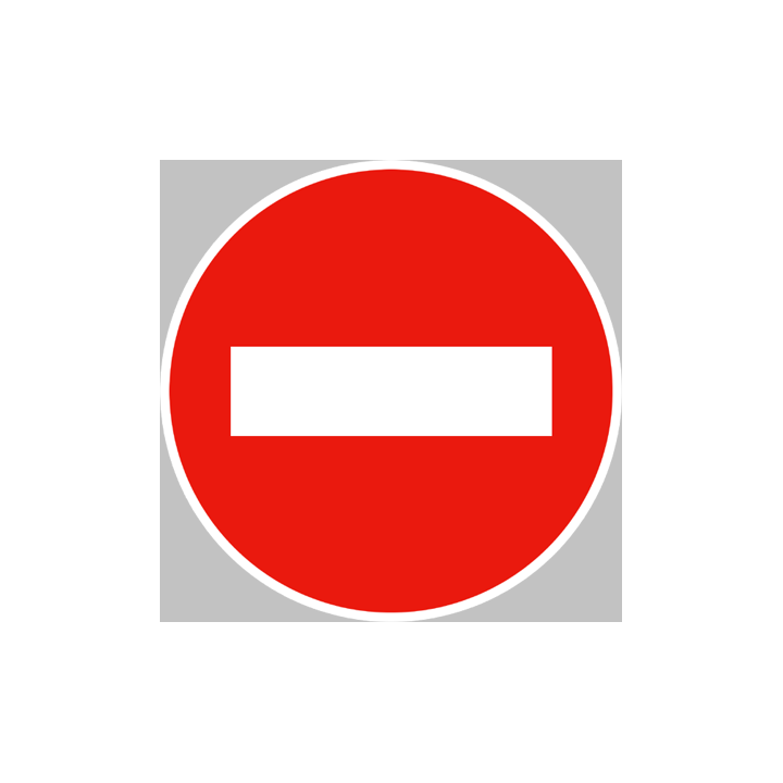 sens interdit