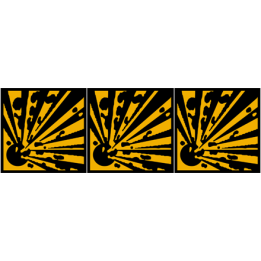 Stickers  / Autocollant série explosif 2