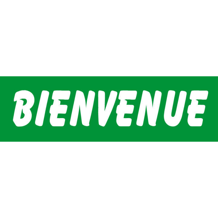 Sticker / Autocollant pour sol "Bienvenue"