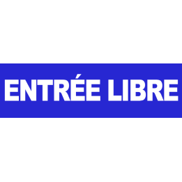 Sticker / Autocollant pour sol "entrée libre"