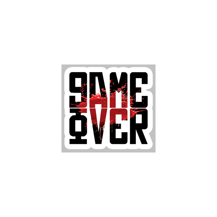 Stickers  / Autocollant Game Over