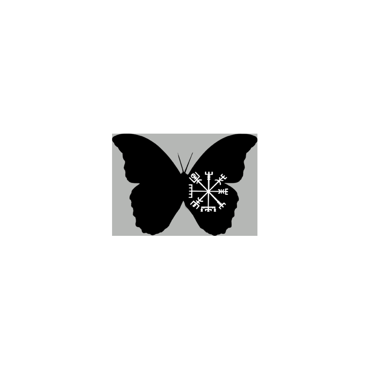 stickers autocollants "effet papillon Viking"
