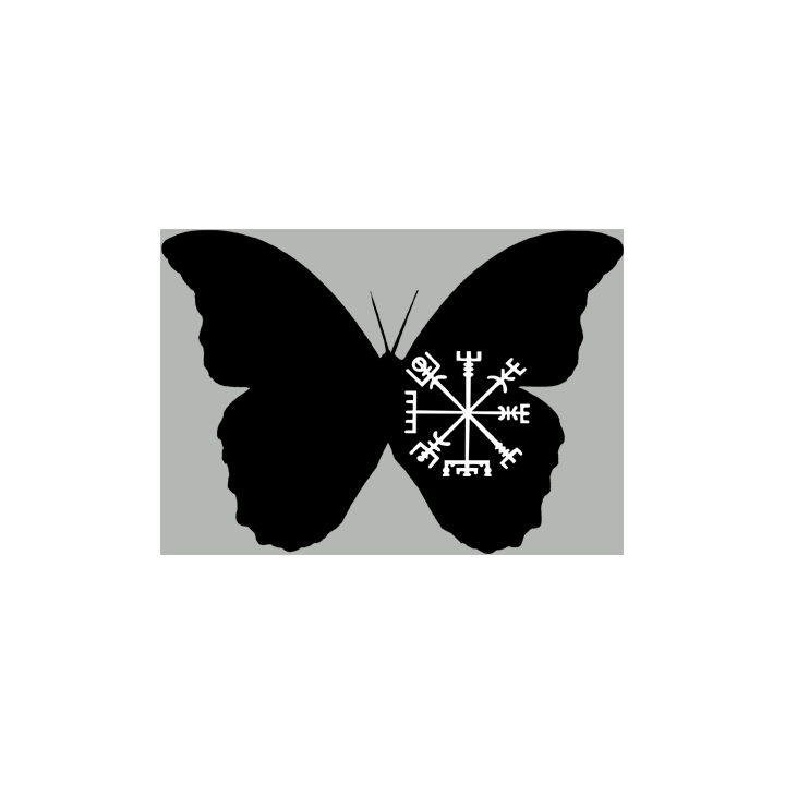 stickers autocollants "effet papillon Viking"
