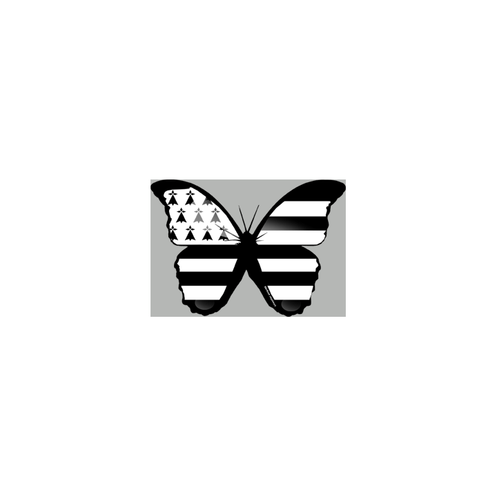 stickers autocollants "effet papillon Breton"