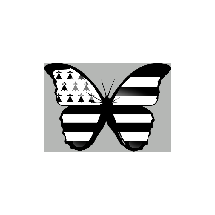 stickers autocollants "effet papillon Breton"