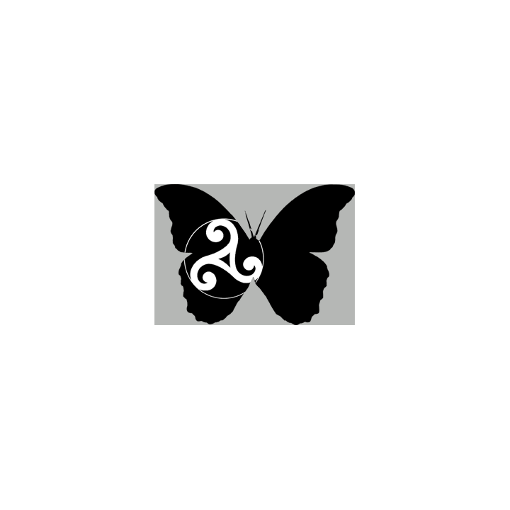 stickers autocollants "effet papillon Celte"