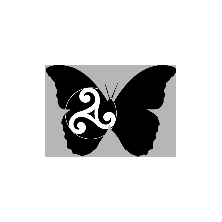 stickers autocollants "effet papillon Celte"