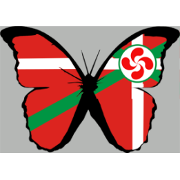 stickers autocollants "effet papillon Basque"