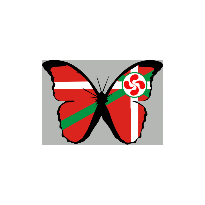 stickers autocollants "effet papillon Basque"