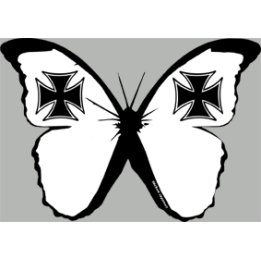 stickers autocollants "effet papillon Malte"