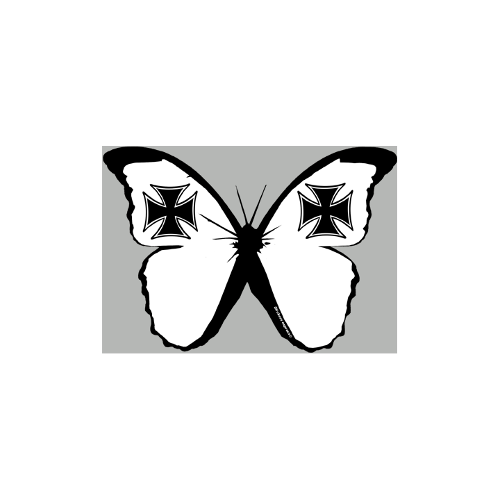 stickers autocollants "effet papillon Malte"