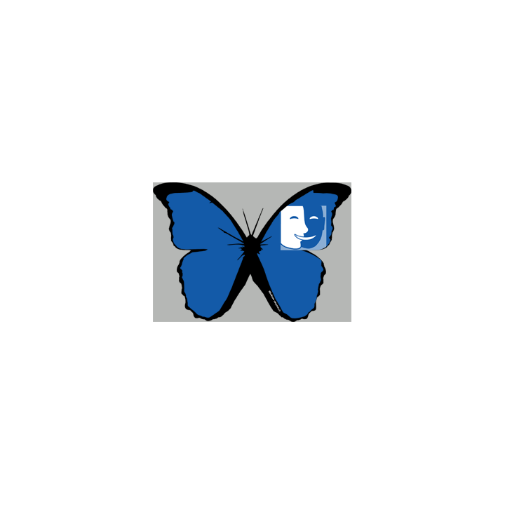stickers autocollants "effet papillon Muet & Muette"