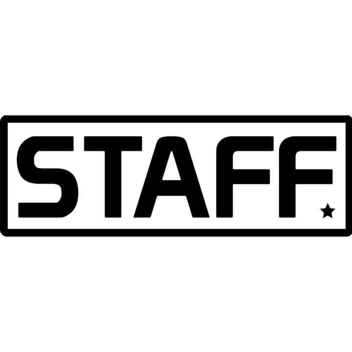 Sticker / Autocollant STAFF