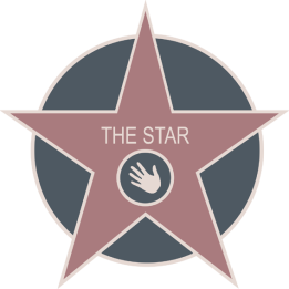 Stickers / autocollants "THE STAR"