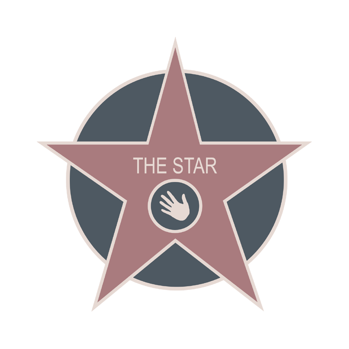 Stickers / autocollants "THE STAR"