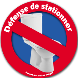 Interdiction de stationner au WC