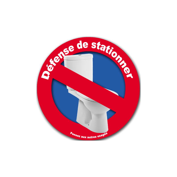 Interdiction de stationner au WC