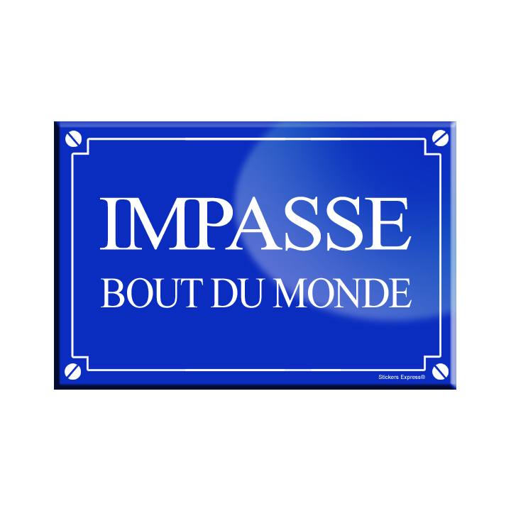 Impasse bout du monde