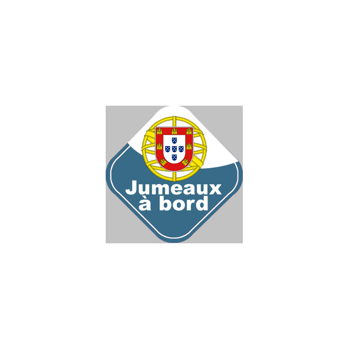 bébé à bord jumeaux d'origine Portugaise