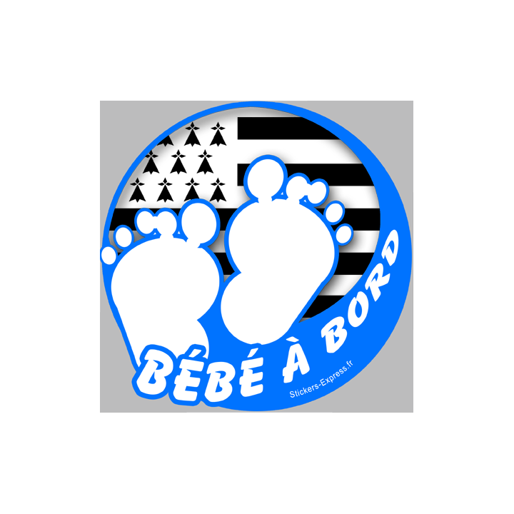 bébé à bord breton garçon