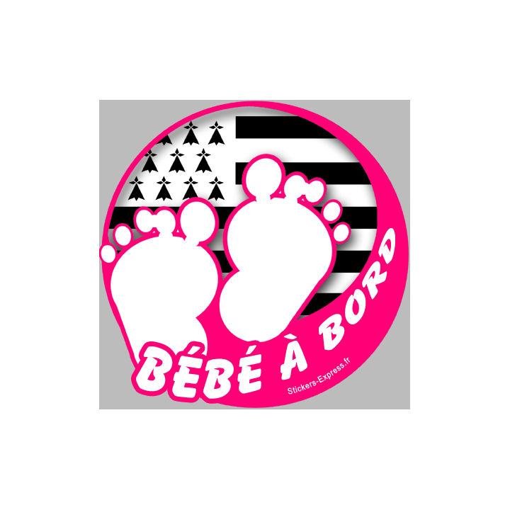 bébé à bord breton fille