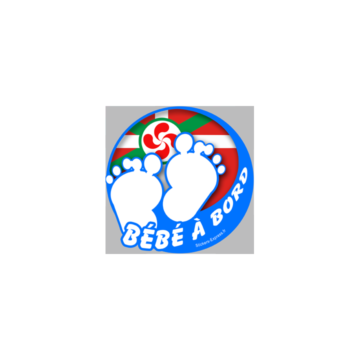 bébé à bord basque garçon